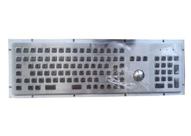 産業トラックボール/数字キーパッドが付いている107のキーUSBの金属のコンピュータのキーボード
