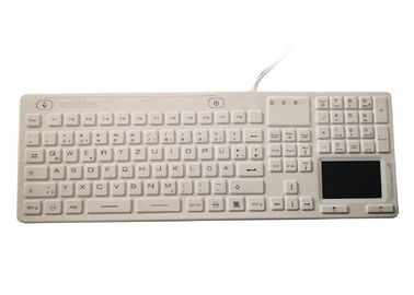 Blue Light Quiet Touch Keyboard , 12 FN Keys Glass Touch Screen Keyboard