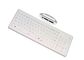 Sanitary Key Industrial Wireless Keyboard USB Dongle With Ridge At Back