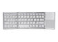 Plastic 63 Keys Foldable Pc Keyboard , Bluetooth 3.0 Thin Bluetooth Keyboard
